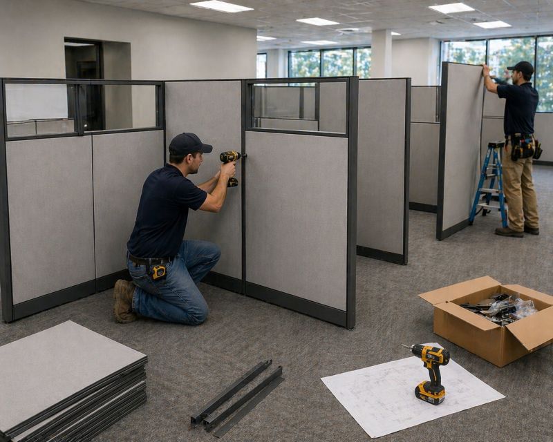 Cubicle Installation in Conroe, TX