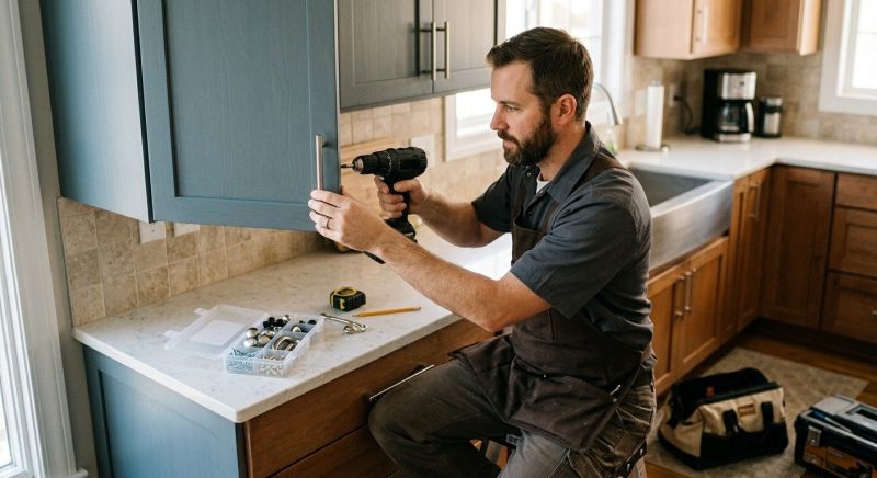 Drawer Hardware Installation in Conroe, TX