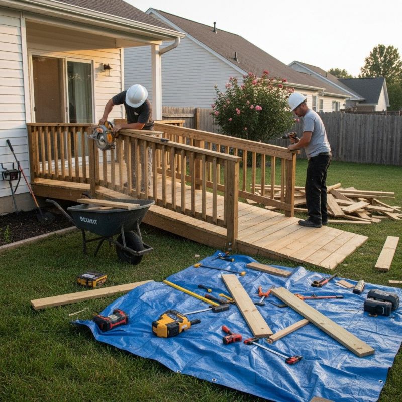 Wood Ramp Repair in Alpharetta, GA