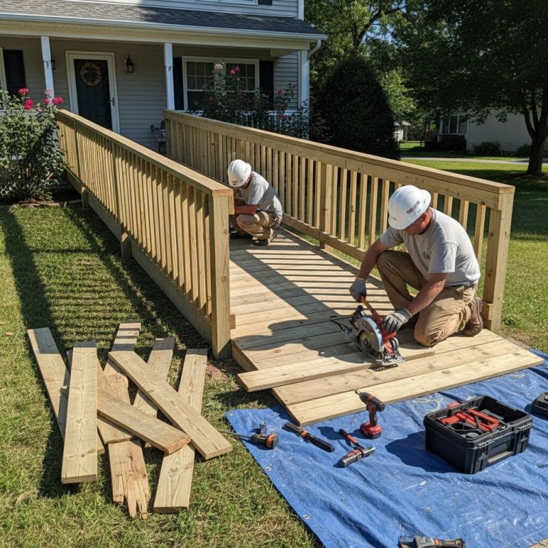 Wood Ramp Repair in Olathe, KS